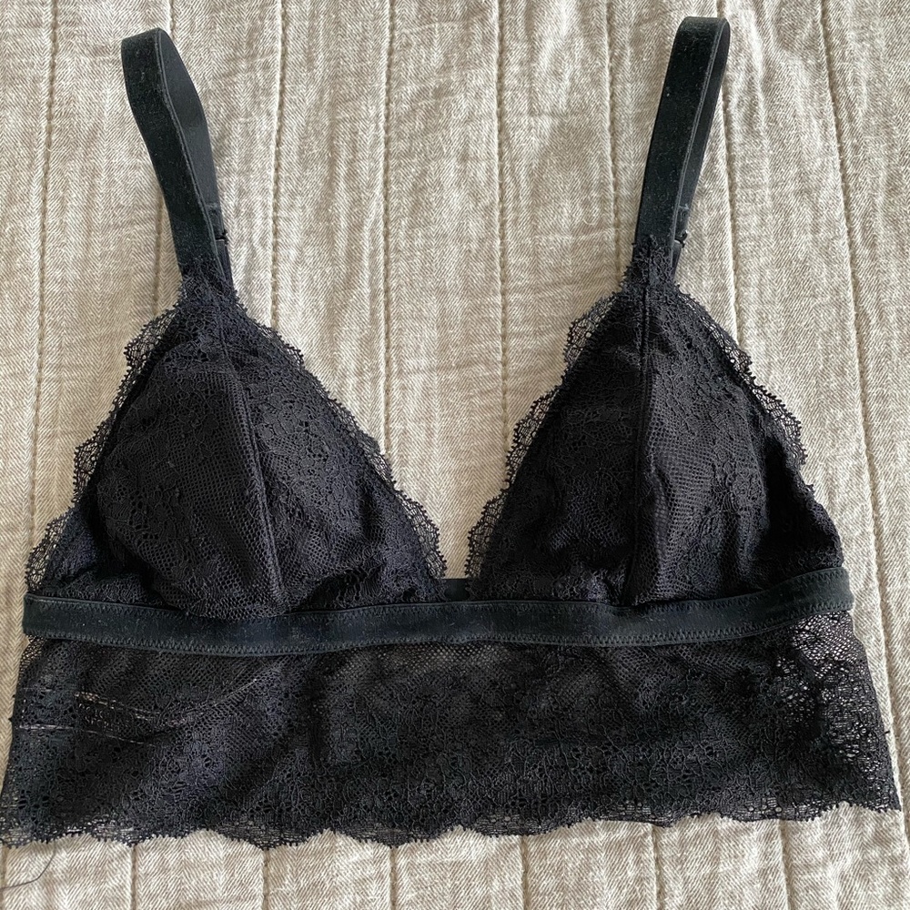Victoria Secret Padded Bralette Black